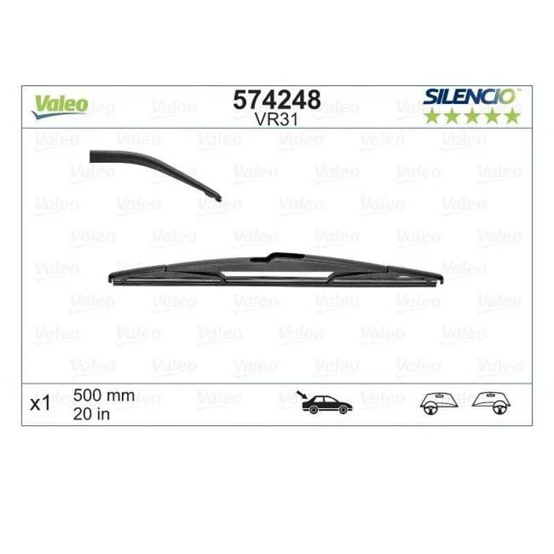 Valeo 574248 Essuie-Glace Arrière pour Renault Laguna II Citroën Dacia Nissan - Photo 1/1