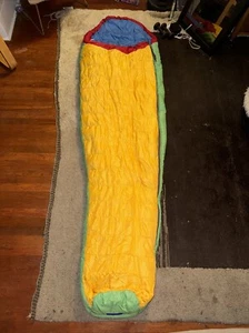 Vintage Jansport Brass Bed Expedition Sleeping Bag Mummy 74” x 22” - Picture 1 of 11