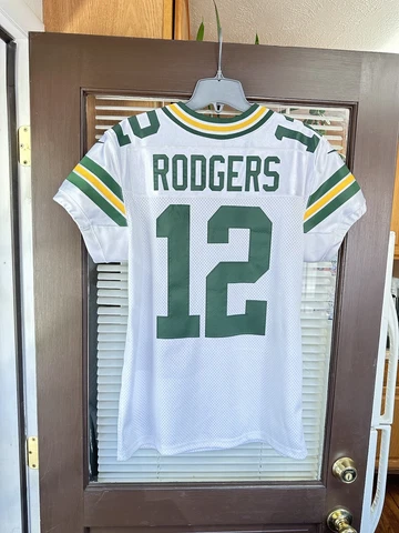 Aaron Rodgers #12 Green Bay Packer Authentic Nike Elite NFL Football Jersey RARE Cover