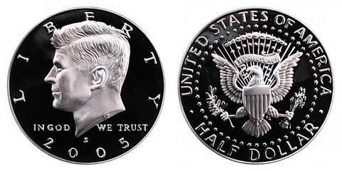 2005 S Kennedy Half Dollar Cover