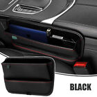 Car Console Side Seat Gap Filler Front Seat Organizer Pu Leather Car Accessories