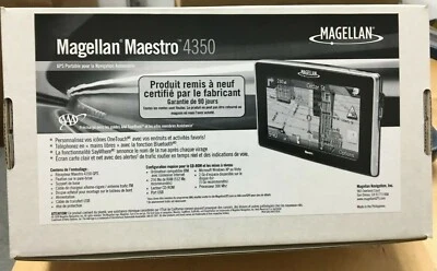 Magellan Maestro 4350 Portable Navigation 4.3" GPS System /Automotive Mountable - Image 1 of 4