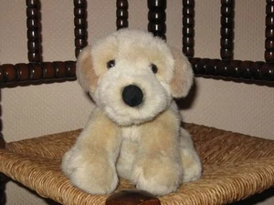 Anna Club Plush Holland Sitting Golden Retriever Pup Soft Plush Beige 11 Inch - Picture 1 of 5