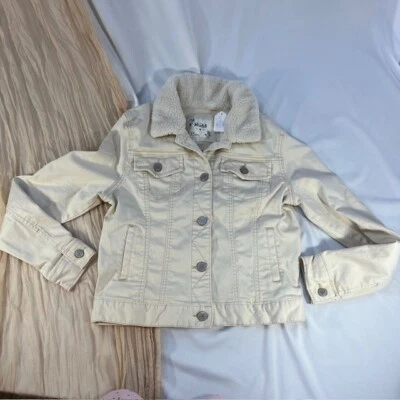 Abrigo vaquero Mudd para mujer color crema talla M Foto 1 de 4