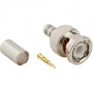 10 Lot Amphenol BNC Male Crimp Connector 68175-11RFX Plenum RG59 20 AWG - Picture 1 of 2