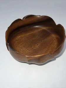 Monkey Pod Wood Bowl 6” Signed On Bottom - Picture 1 of 6