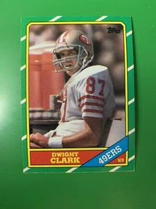 Topps Dwight Clark San Francisco 49ers 1986 #160 - Imagen 1 de 2