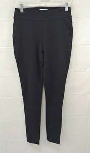 Tall Stories By LTS Womens Pants Sz Small Black Skinny Leg Cotton Stretch Waist - Picture 1 of 4