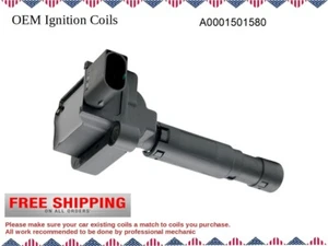 Single Ignition Coil For 2003-05 C230 Kompressor 1.8L L4 UF555  /OEM A0001501580 - Picture 1 of 2