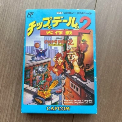 Chip 'n Dale: Rescue Rangers 2 Nintendo Famicom CAPCOM Japan 1993 Super Rare!! - Image 1 of 4