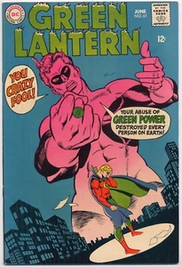 Linterna verde 61 en muy buen estado + 8,5 1968 GA Linterna verde Gil Kane - Imagen 1 de 3