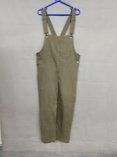 FINISTERRE green cotton dungarees size 12