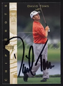 Carta Upper Deck Firmata David Toms 2003 #94 - PGA Tour Golfer Chip Shots - Foto 1 di 2