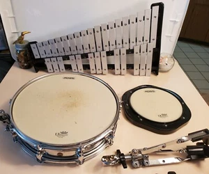 REMO Xylophone & Drum Kit in Travel bag. ROSS Percussion. Remo UX Drum Heads. - Picture 1 of 13
