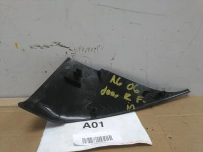 Audi A6 2006 puerta del lado del pasajero delantero derecho interior espejo retrovisor esquina cubierta + Foto 1 de 4