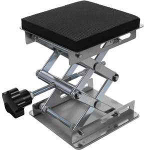 Stainless Steel Scissor Stand Platform Heavy Duty Jack Arm Lifting Tool Work - Picture 1 of 12