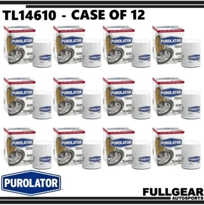 FUNDA DE 12 FILTROS DE ACEITE para PUROLATOR TECH TL14610 para MÁS DE 2600 VEHÍCULOS Foto 1 de 4