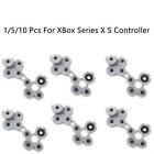 1/5/10 pièces bouton conducteur de remplacement en caoutchouc tampon de contact pour Xbox série X S