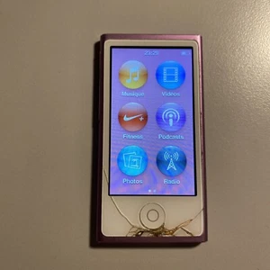 Apple Ipod Nano 16go -7ème Génération - Baladeur Mp3 - A1446 - Ecran Cassé - Photo 1/12