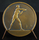 Médaille sport olympique lancer du disque jeux olympiques vers 1930 sportif