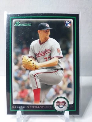 Bowman Draft Picks & Prospects 2010 - Stephen Strasburg #BDP1 (RC) Foto 1 de 4