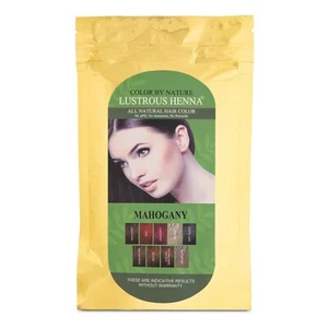 Mahogany Color By Nature Lustrous Henna 100 grams - Picture 1 of 2