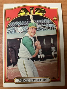 Oakland Athletics: 1972 Topps #715 Mike Epstein número alto - en muy buen estado+ - Imagen 1 de 1