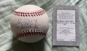 New York Yankees signed Doug Drabek - Official MLB Baseball - AUTHENTIC - Picture 1 of 7