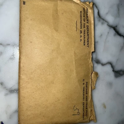1959 uncirculated set with Treasury Dept Envelope - Image 1 of 4