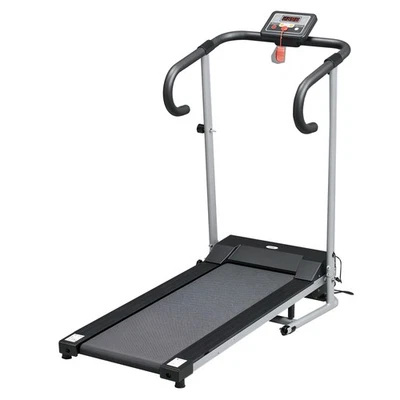 HOMCOM Tapis Roulant Elettrico Pieghevole 500W Schermo LCD Velocità Max 10km/h - Immagine 1 di 4