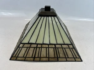 Tiffany Style Mission Lamp Shade 12" x 12" Beautiful Stained Glass - Picture 1 of 10