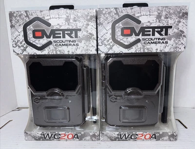 2 pack of COVERT WC20-A 20MP Trail Camera (ATT)Brown(CC0005) - Image 1 of 4