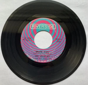 LOU COURTNEY-RIVERSIDE 4588-I CAN ALWAYS TELL-SKATE NOW-45RPM 7" 1966 SOUL EX - Picture 1 of 3