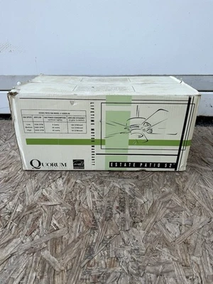 Quorum International Q143525 Estate Patio 52 英寸 5 刀片悬挂 - 旧世界 — 第 1/4 张图片