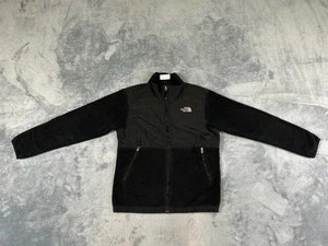 THE NORTH FACE DENALI BOYS JACKET LARGE (14/16) BLACK POLARTEC FLEECE FULL ZIP - Picture 1 of 11