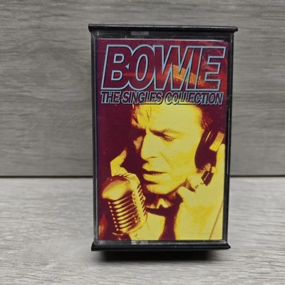 Bowie The Singles Collection Double Cassette Tape Rare Album David Bowie 1993 VG - Image 1 of 4