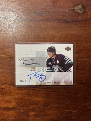 2023-24 Ultimate Collection-  Troy Terry- Ultimate Signatures #TT-A /49 - Image 1 of 2