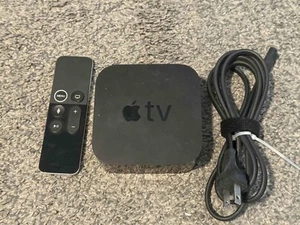Apple TV 4K 5th Gen Media Streaming Device A1842 w/ Remote A1962 Tested Reset - Picture 1 of 9