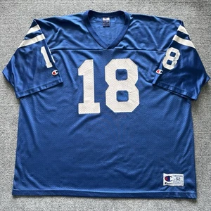 Vintage Champion NFL Indianapolis Colts Peyton Manning Football Jersey Mens 2XL - Picture 1 of 9