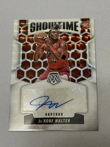 2024-25 Panini Mosaic Showtime White Prizm Ja'Kobe Walter RC Auto 14/25 Jrsy 1/1 - Foto 1 di 10