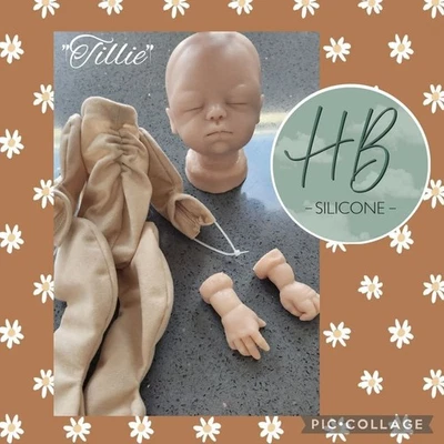 15 inch "Tillie" BLANK Silicone Cuddle Baby Doll Kit Reborn - Image 1 of 3