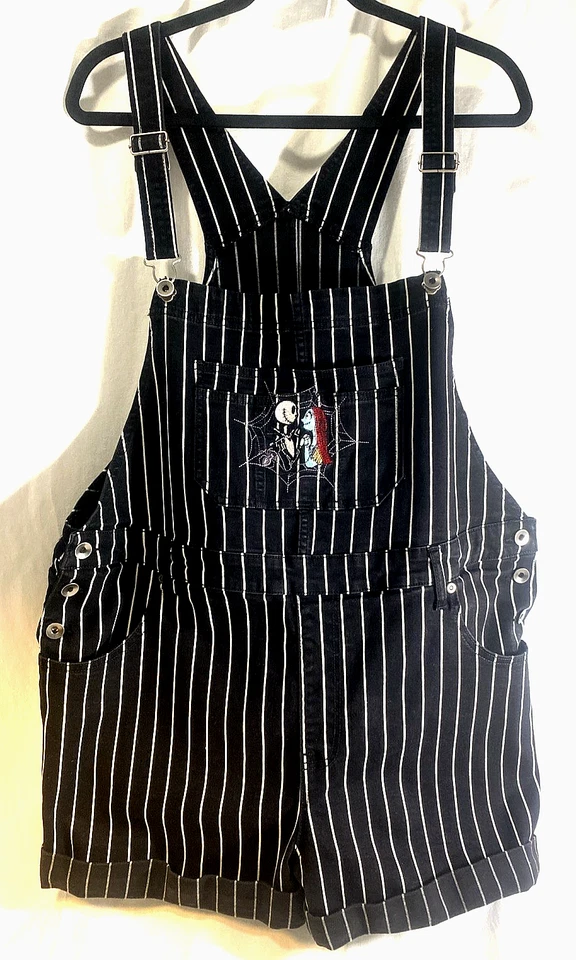 Disney 2X Pantalones Cortos Bordados Pesadilla Antes de Navidad Bolsillos Hot Topic Foto 1 de 4