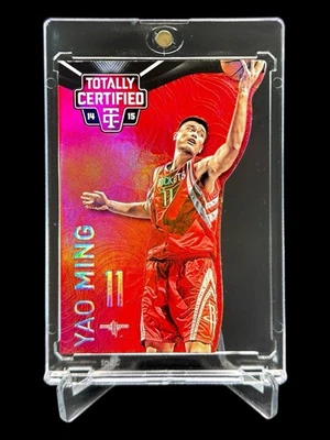 2014/15 Panini Totally Certified YAO MING RED REFRACTOR (56/135) DIE CUT HOLO SP - Image 1 of 4