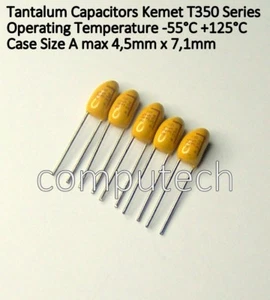 5 pezzi Condensatore al Tantalio 2,2uF 25V Thomson CSF (NOS) - Bild 1 von 1