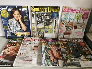 Lot/7 SOUTHERN LIVING Magazines Mar-Dec 2015 Love Where You Live Holidays - Picture 1 of 8