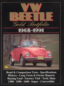 Volkswagen VW Beetle 13, 15 y 1600 Bug Ghia Convertible 1968-1991 Book Articles - Imagen 1 de 5