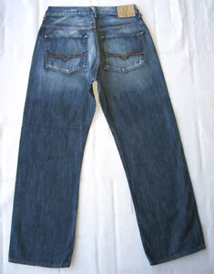 Guess Dean Straight Jeans Herren FIt 29 X 29 Blau Distressed 100% Baumwolle - Bild 1 von 10