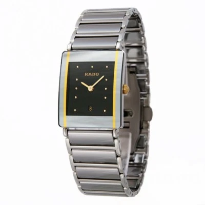 Reloj para mujer Rado R20487182 integral esfera negra tono plata $1900 ~ GRAN REGALO Foto 1 de 2