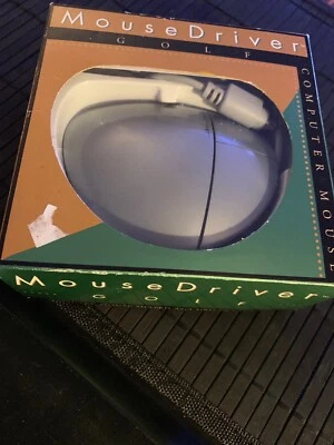PS/2 Wired "Mouse Driver" Golf Club Driver Shaped Novelty Computer Mouse - Image 1 of 4