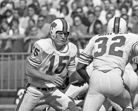 Buffalo Bills JACK KEMP and OJ SIMPSON Glossy 8x10 Photo Football Print Poster Cover